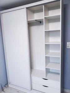 Белый шкаф-купе в детскую для наших постоянных заказчиков