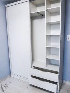 Белый шкаф-купе в детскую для наших постоянных заказчиков